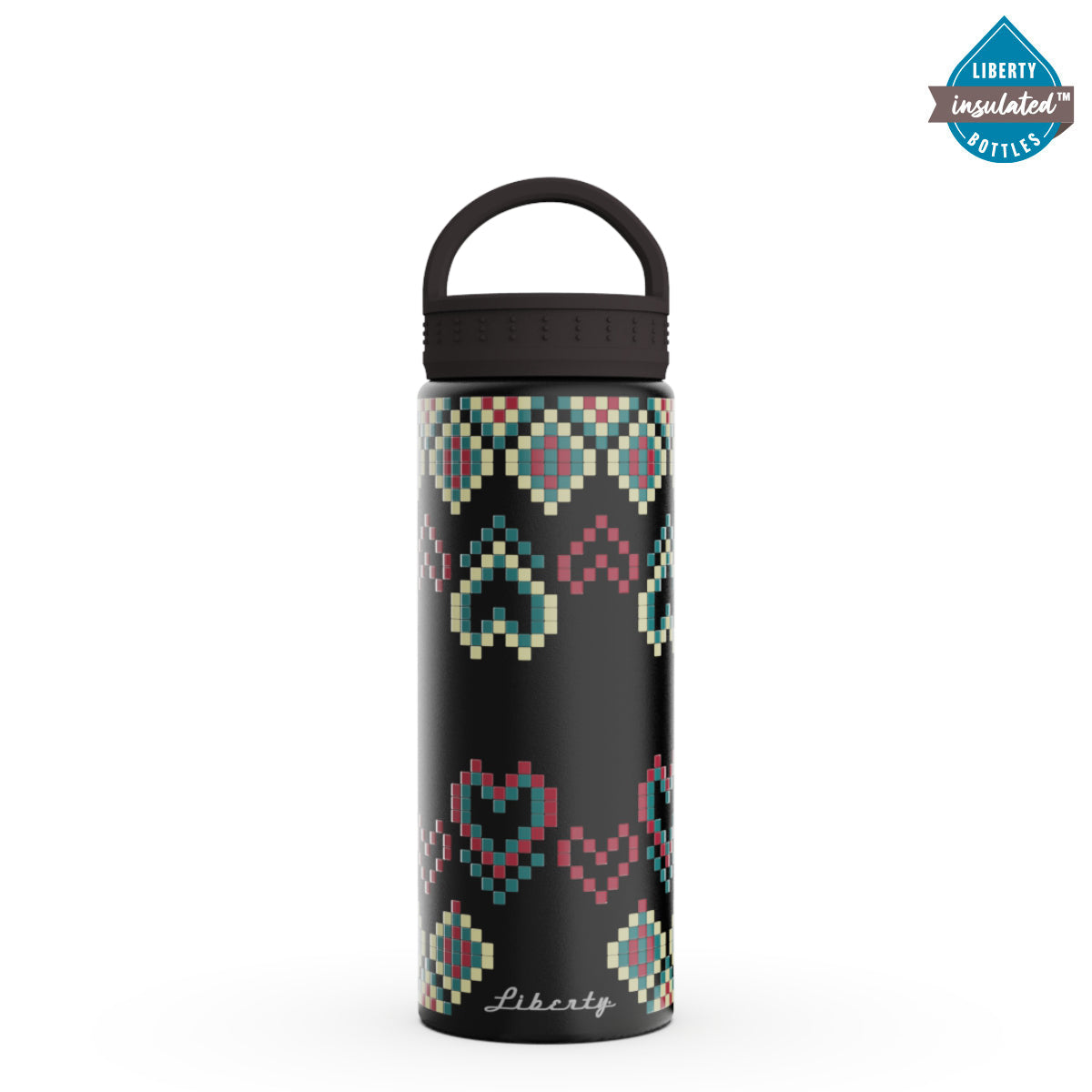 Insulated Checker Water Bottle