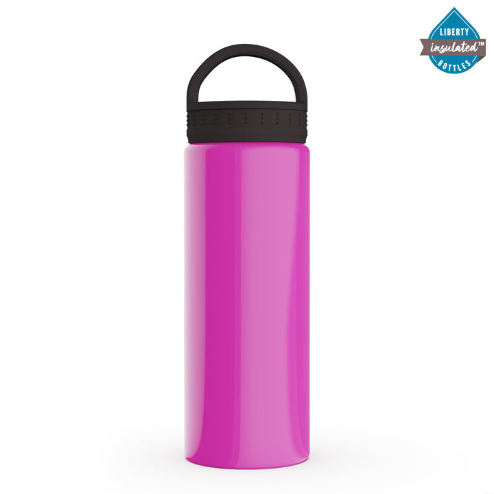 Liberty Kids 12 oz. No Drama Berry Insulated Stainless Steel Water Bottle with Sport Straw Lid