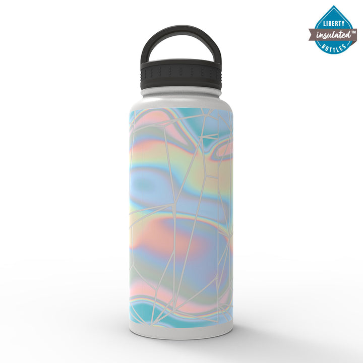 Liberty 20 oz. Flat White Insulated Stainless Steel Water Bottle